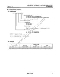 S-814A60AUC-BDYT2G Datasheet Page 3