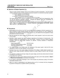 S-814A60AUC-BDYT2G Datasheet Page 14