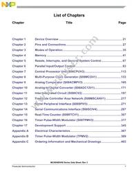 S9S08DV32F1MLH Datasheet Page 7