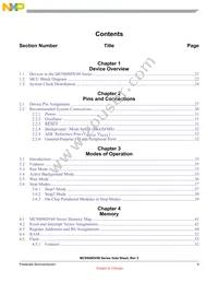 S9S08DV32F1MLH Datasheet Page 9