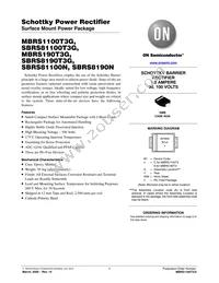 SBRS8190T3G-VF01 Datasheet Cover