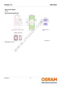 SFH 4243-Q1R2 Datasheet Page 6