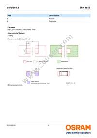 SFH 4655-UV Datasheet Page 6