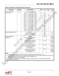 SI1141-M01-GM Datasheet Page 7