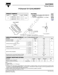 SI5475BDC-T1-GE3 Datasheet Cover