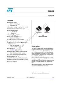 SM15T10A Datasheet Cover