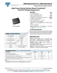 SMB8J9.0CHE3/52 Datasheet Cover