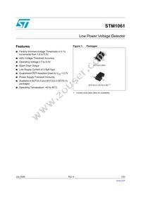 STM1061N21WX6F Datasheet Cover