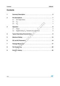 STM1061N21WX6F Datasheet Page 2