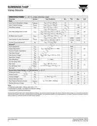 SUM90N08-7M6P-E3 Datasheet Page 2