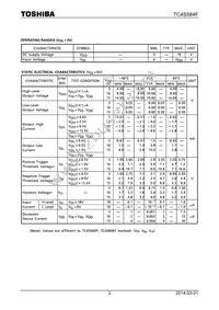 TC4S584F Datasheet Page 2