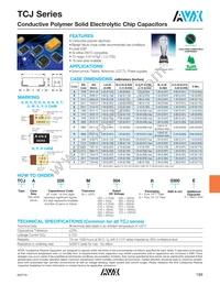 TCJB226M025R0100 Datasheet Cover