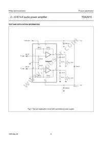 TDA2615/N1 Datasheet Page 8