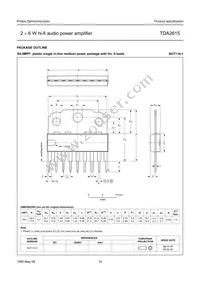 TDA2615/N1 Datasheet Page 10