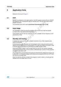 TDA7384A Datasheet Page 11