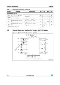 TDA7560 Datasheet Page 8