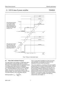 TDA8924TH/N2 Datasheet Page 7