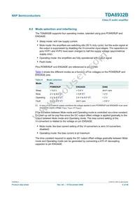 TDA8932BTW/N2 Datasheet Page 6