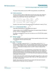 TDA9955HL/17/C1 Datasheet Page 9