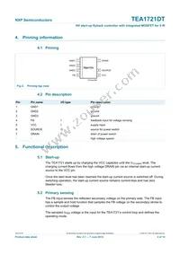 TEA1721DT/N1 Datasheet Page 4