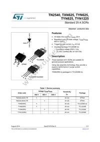 TN2540-600G Datasheet Cover