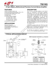 TS1103-50EG6T Datasheet Cover