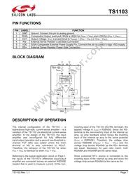 TS1103-50EG6T Datasheet Page 7