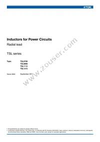 TSL0709RA-6R8M2R3-PF Datasheet Cover