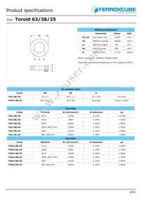 TX63/38/25-3E27-M7 Datasheet Cover