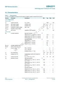 UBA2211CP/N1 Datasheet Page 11