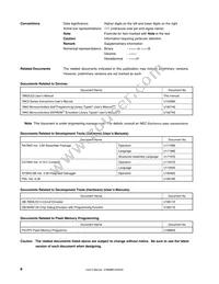 UPD78F0465GK-GAJ-AX Datasheet Page 8