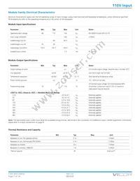 V110B8T150BS3 Datasheet Page 2