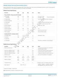 V110B8T150BS3 Datasheet Page 3