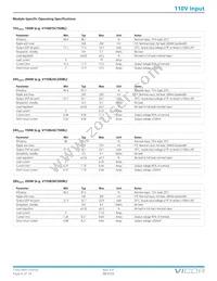 V110B8T150BS3 Datasheet Page 6