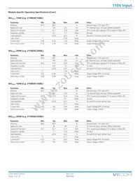 V110B8T150BS3 Datasheet Page 7