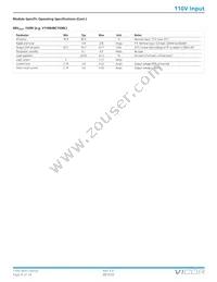 V110B8T150BS3 Datasheet Page 8