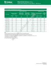 V18MLA0603NRX1 Datasheet Page 3