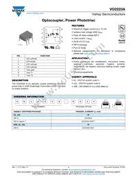 VO2223A-X007T Datasheet Cover