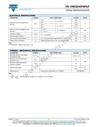 VS-10WQ045FNPBF Datasheet Page 2