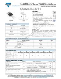 VS-20CTQ045-N3 Datasheet Cover