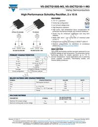 VS-20CTQ150STRR-M3 Datasheet Cover