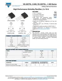 VS-32CTQ030STRR-M3 Datasheet Cover