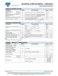 VS-43CTQ100STRR-M3 Datasheet Page 2