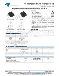 VS-48CTQ060STRR-M3 Datasheet Cover