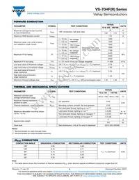 VS-71HFR160M Datasheet Page 2