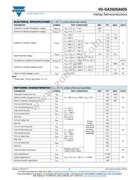 VS-GA250SA60S Datasheet Page 2