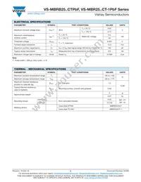 VS-MBR2535CT-1PBF Datasheet Page 2