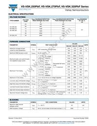 VS-VSKT250-14PBF Datasheet Page 2