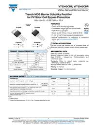 VT6045CBP-M3/4W Datasheet Cover