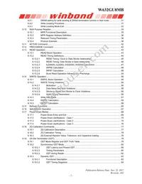 W632GU8MB09I Datasheet Page 2